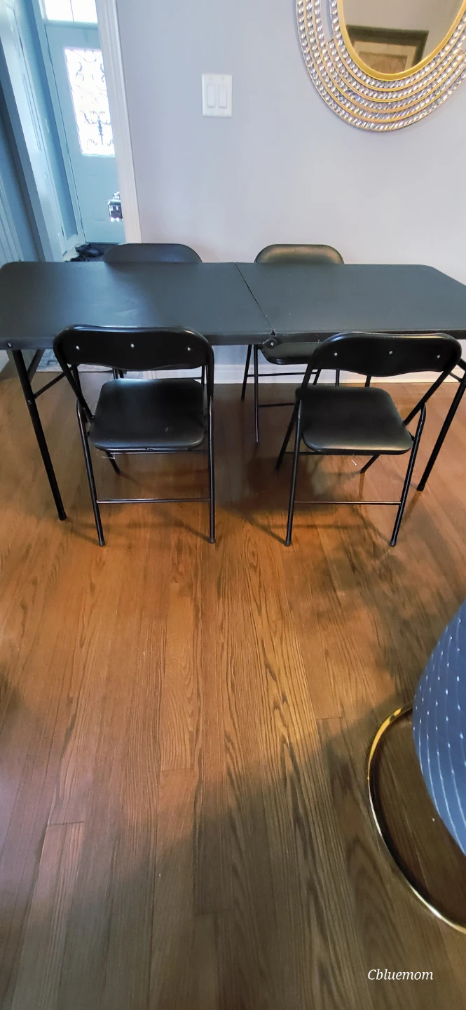Folding Table and Chairs Set - photo 2