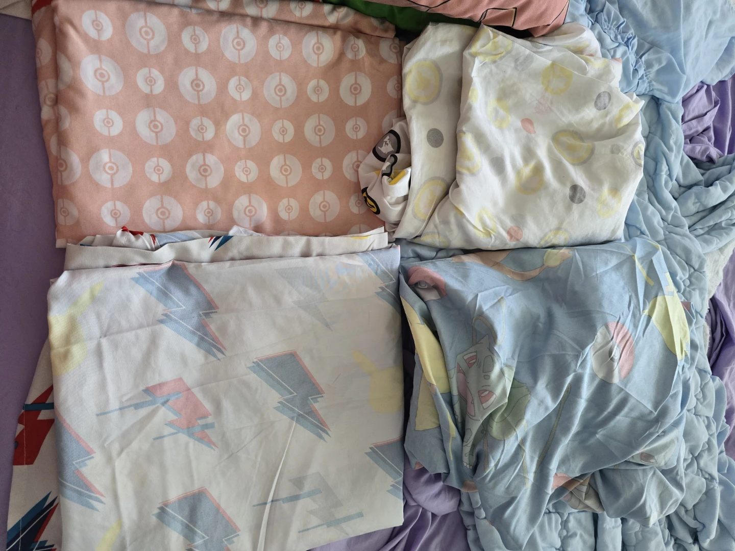 2 Pokemon bed sets