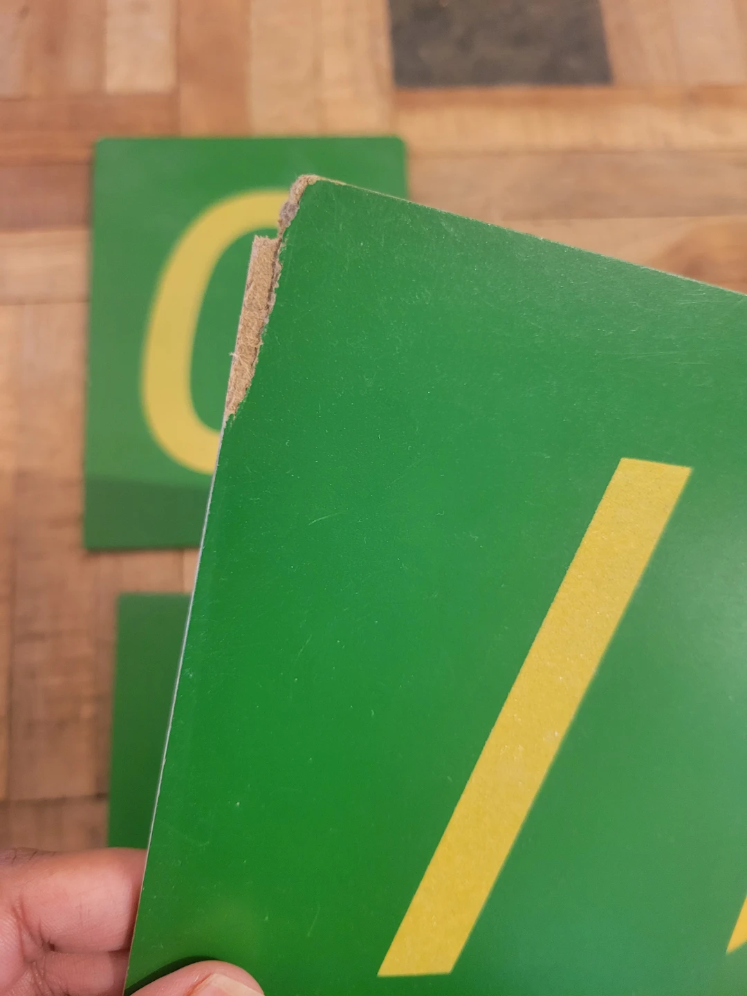 Montessori Sandpaper numbers with wooden storage box - photo 3