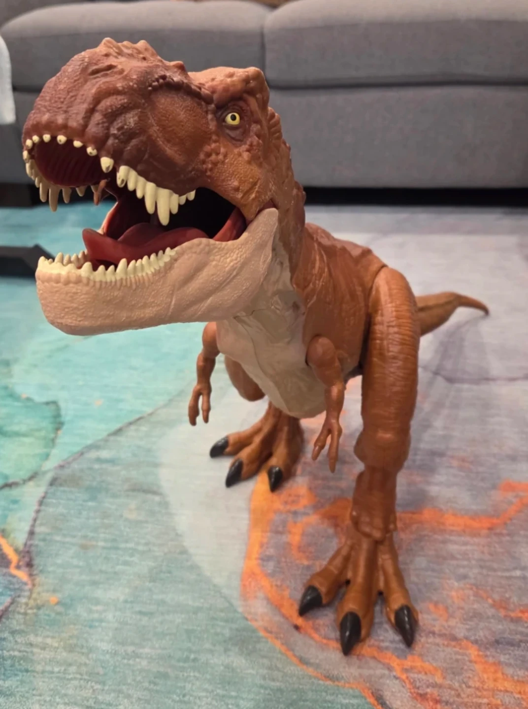 Brown Tyrannosaurus Rex Dinosaur Toy