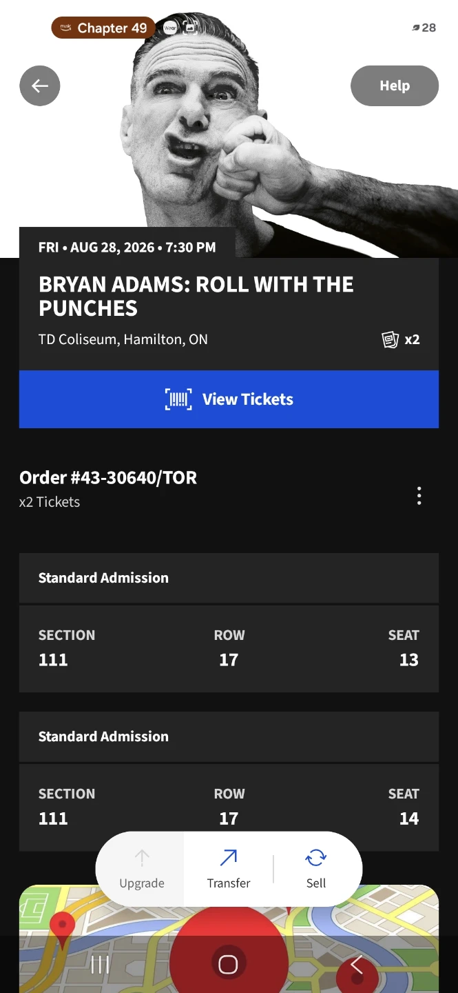 Bryan Adams: Roll with the Punches Tickets - Aug 28, 2026
