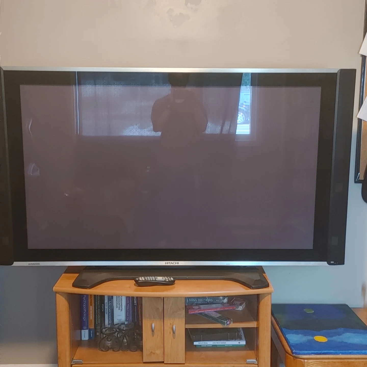 Hitachi Ultravision 55in Television with Remote and Power Cable