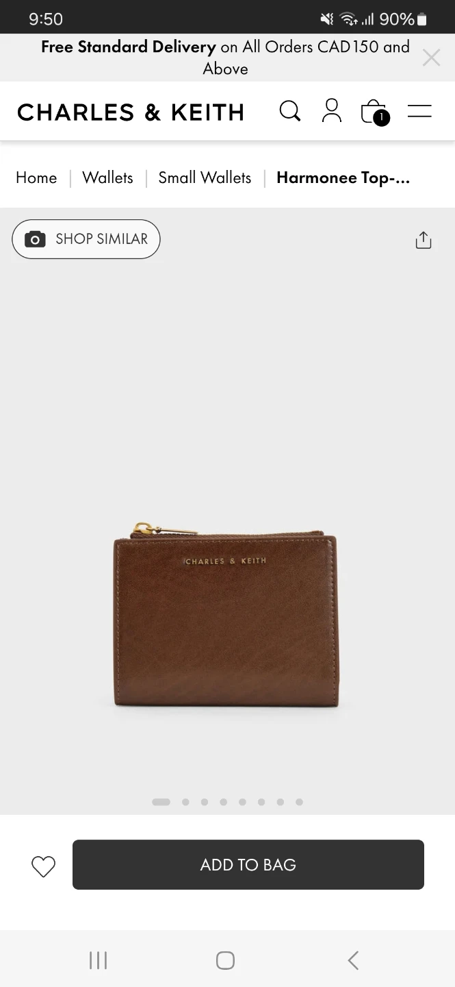 Charles & Keith Brown Wallet - photo 4