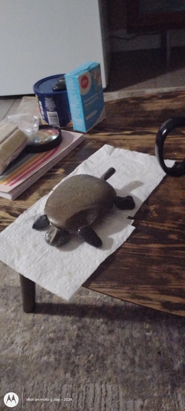 Rock sculpture turtle 🐢 - photo 2
