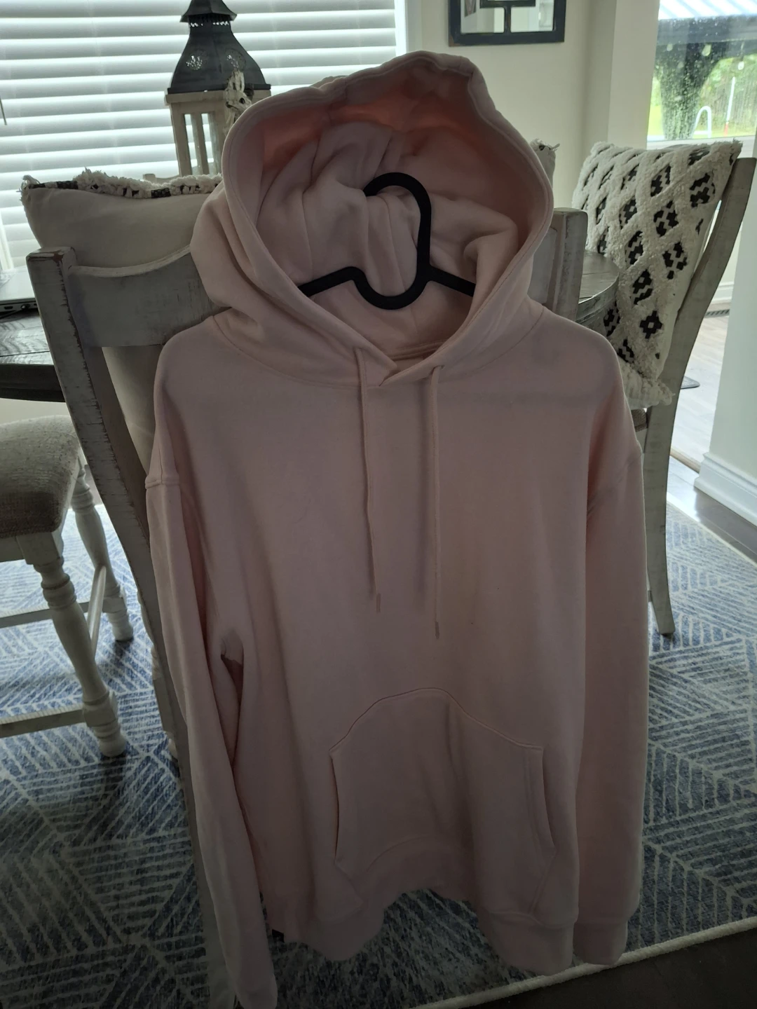 Mens pale pink sweater.