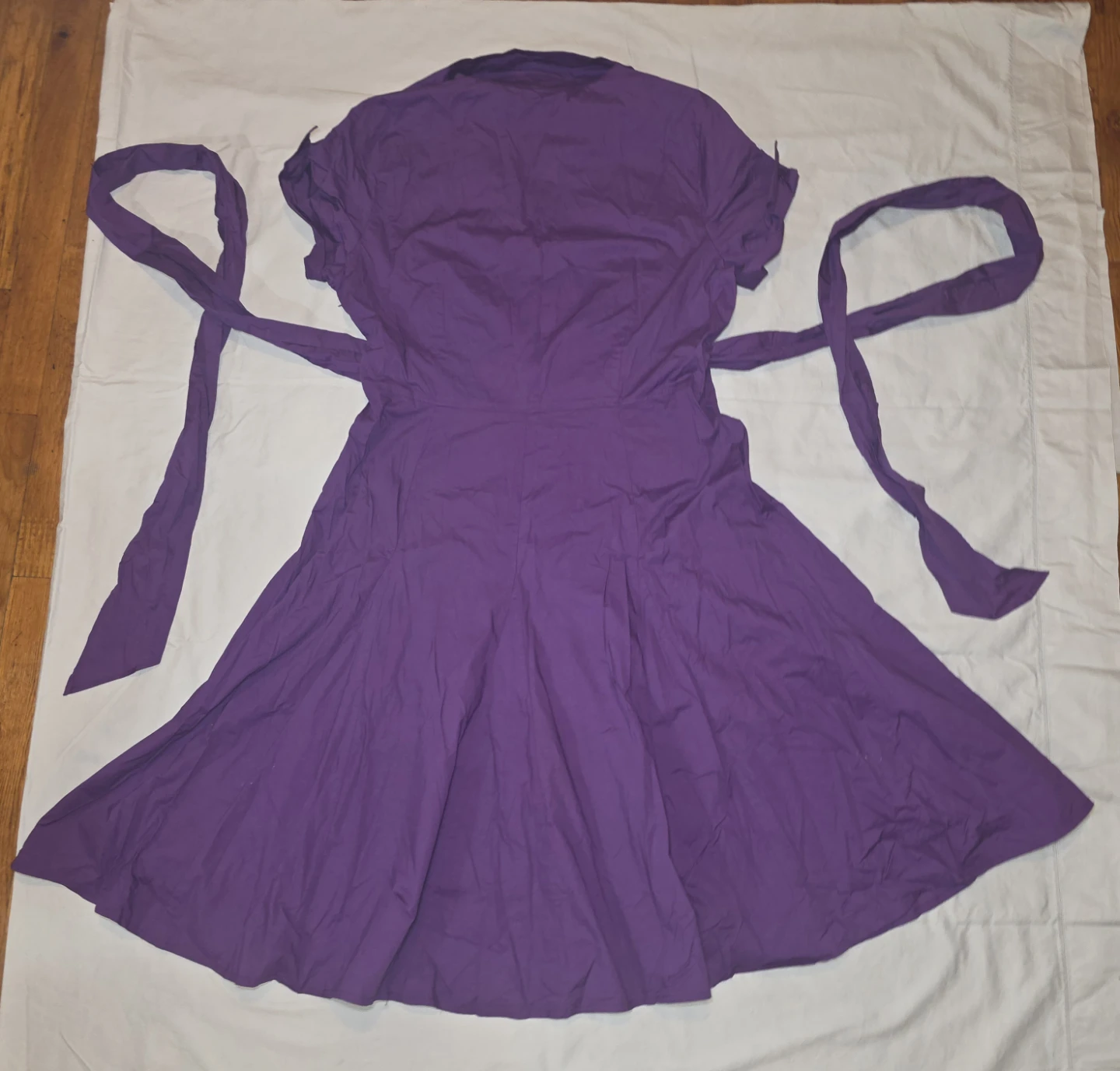 Purple Wrap Dress
