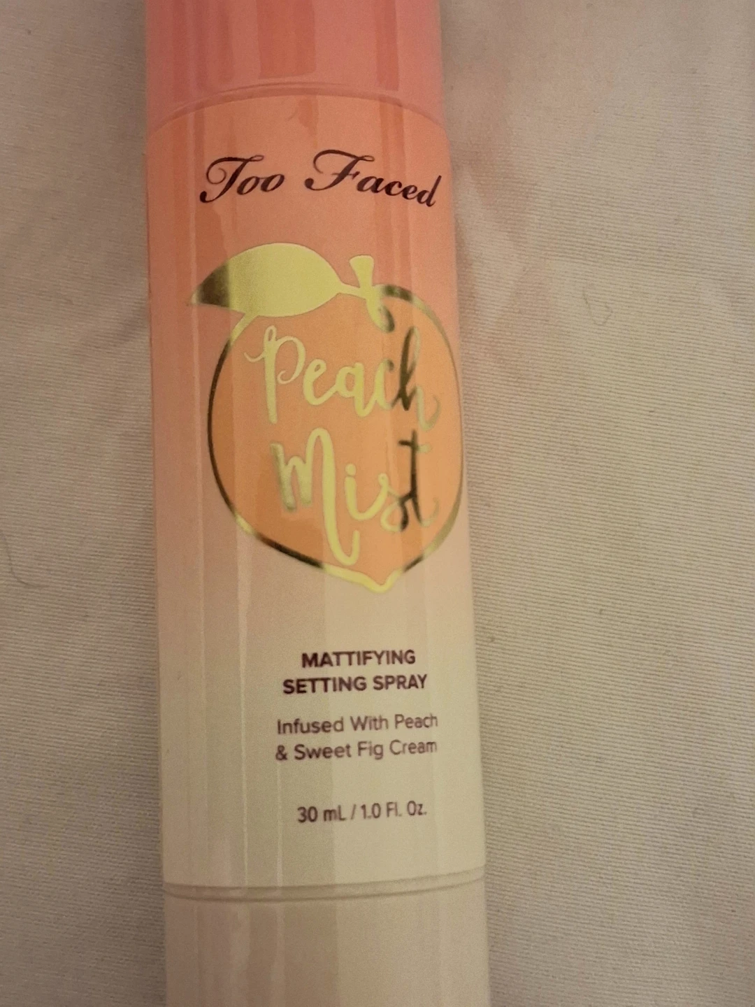 New Too Faced Peach Mist Mattifying Setting Spray 30 mL - photo 2