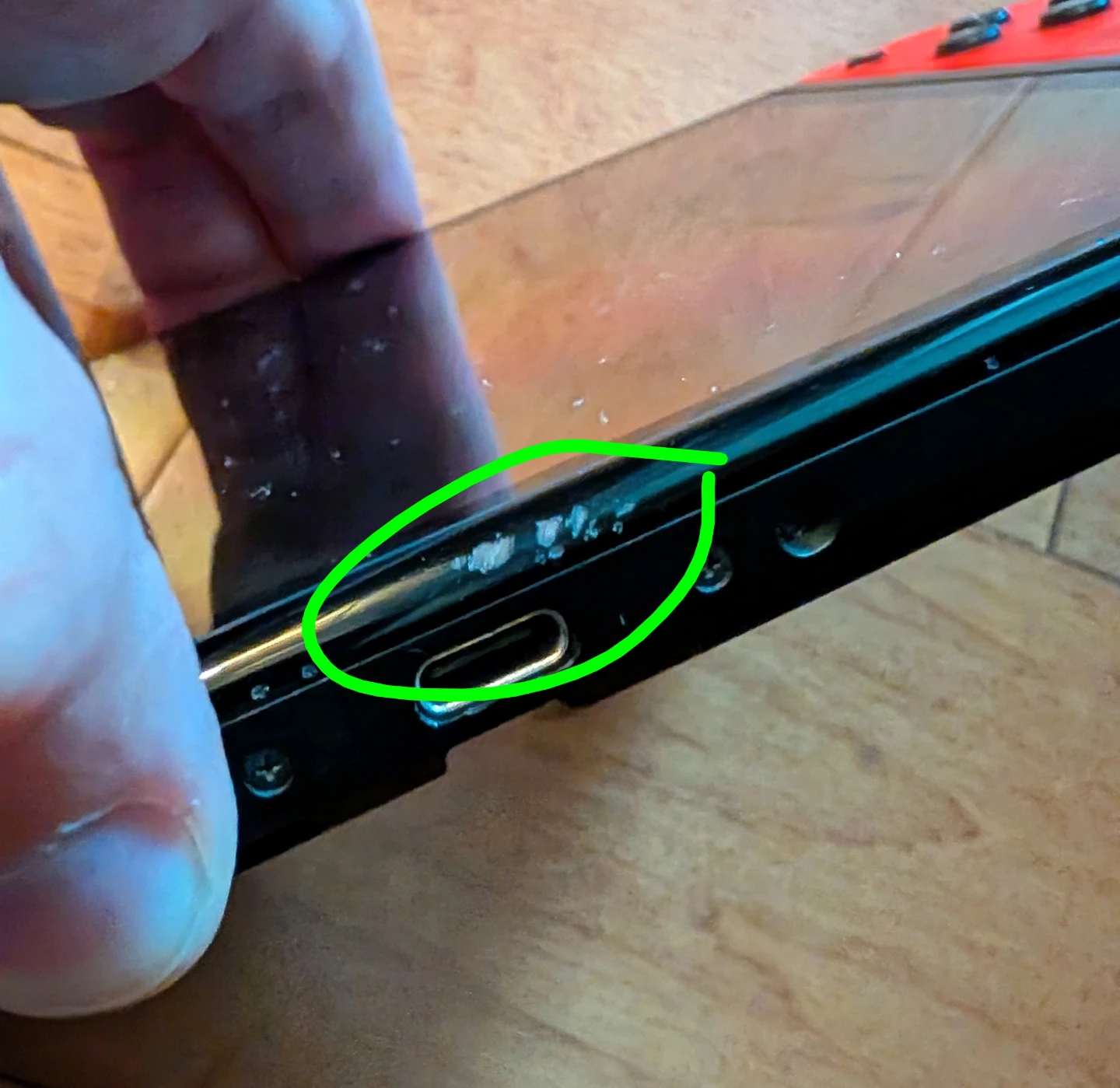 Nintendo Switch Console OLED - Red Joy-Cons - photo 5