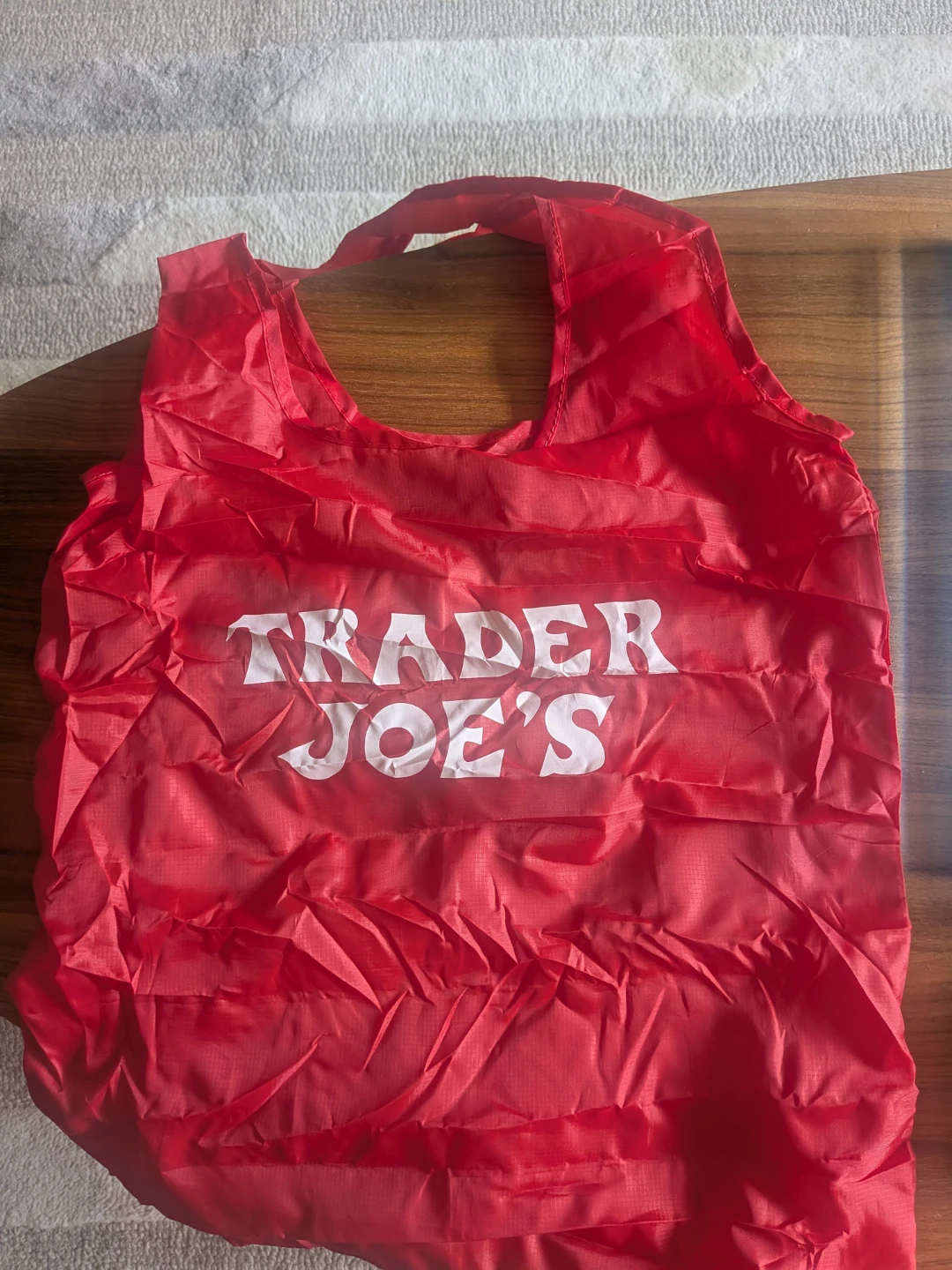 Trader Joe's Red Reusable Shopping Bag - photo 2