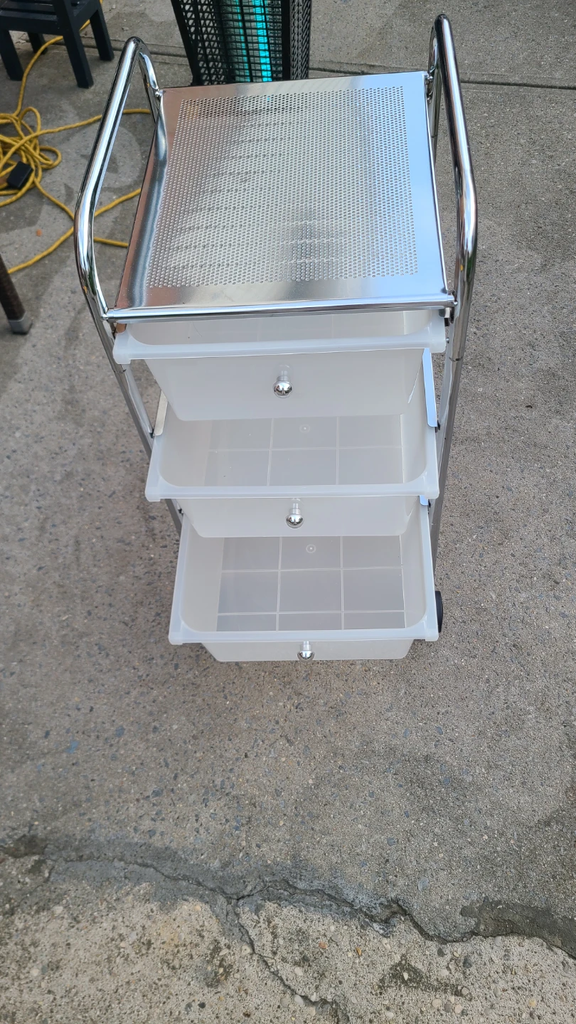 Rolling Cart with 3 Drawers - photo 3