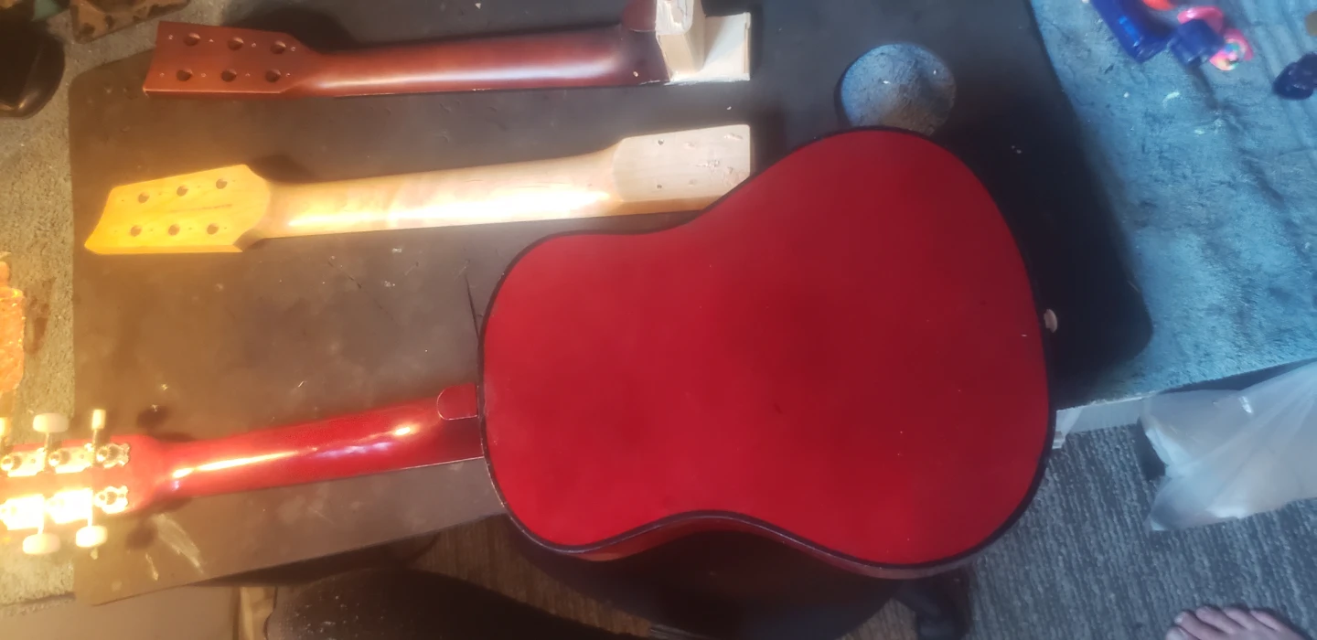 Martin Smith Junior Guitar 3/4 Size Red - photo 2