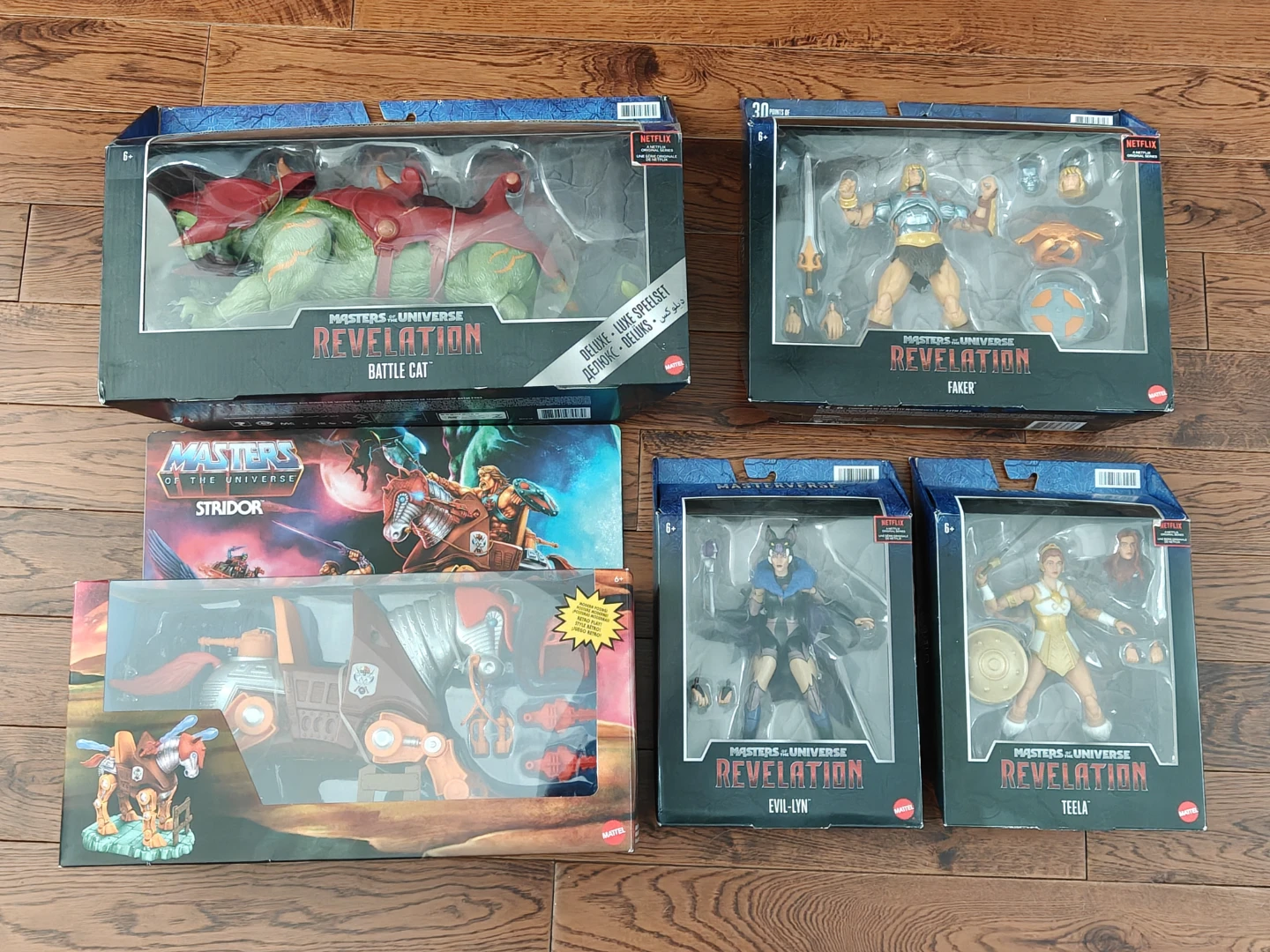 He-man Masters of the Universe Revelation Action Figures (new)