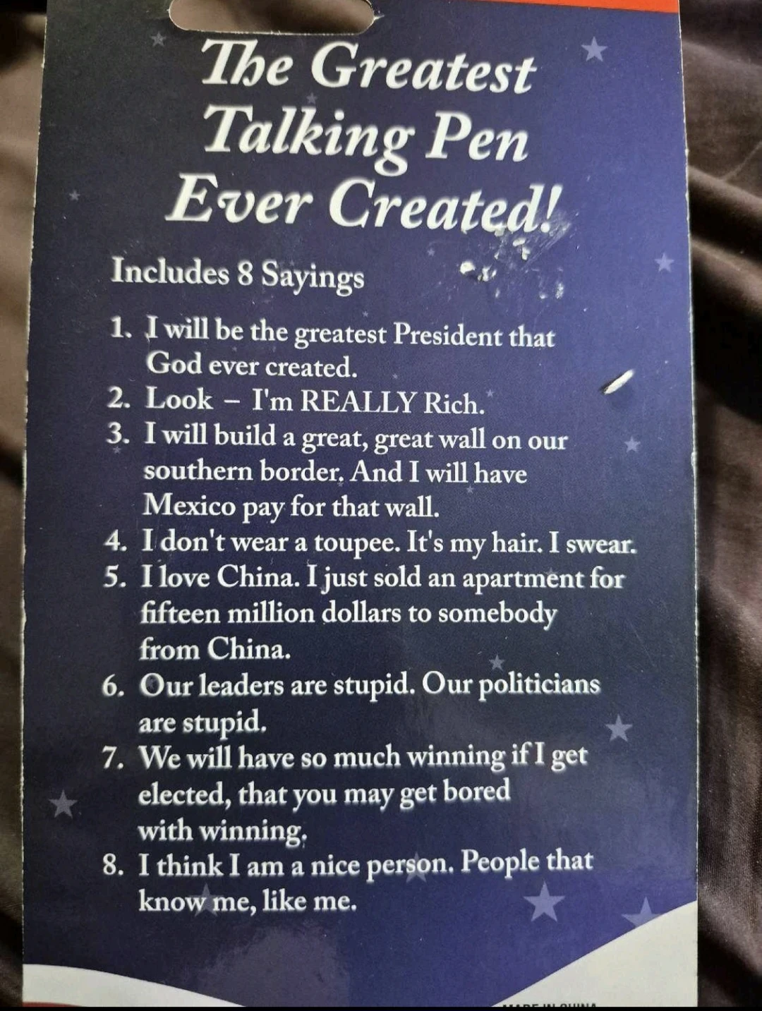 Donald Trump Talking Pen - photo 2