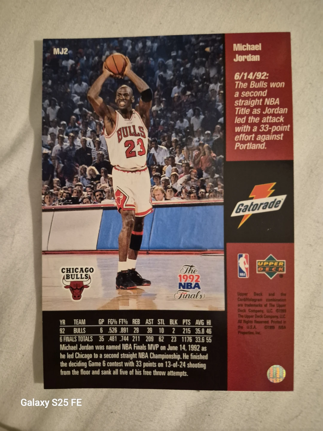 Michael Jordan card - photo 2
