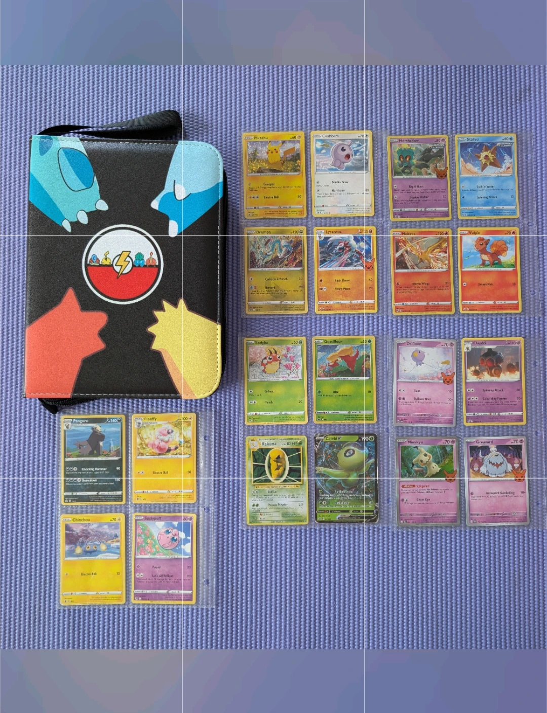 Assorted Pokémon Trading Cards with New Binder - photo 4