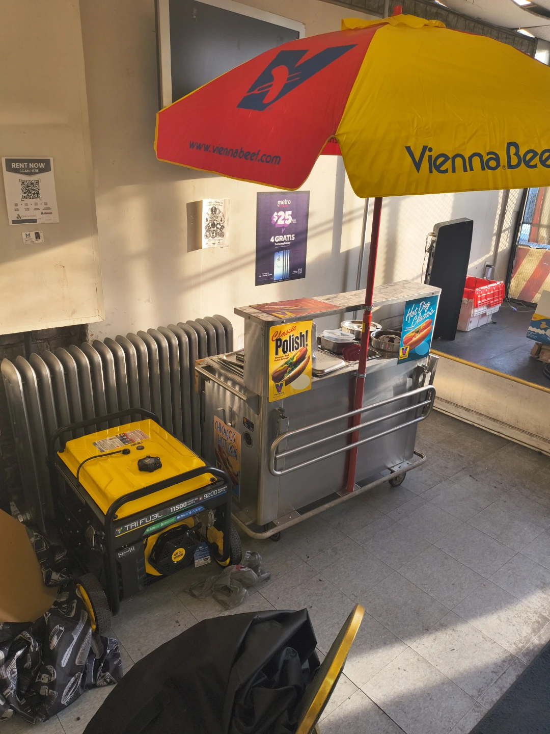 Vienna Beef Hot Dog Cart with Generator - photo 4
