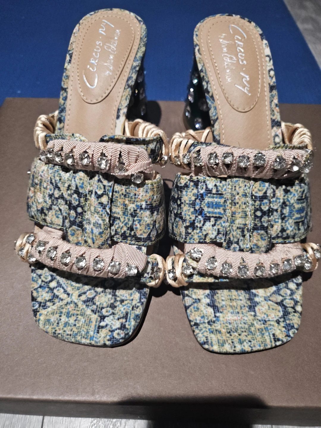 Circus NY by Sam Edelman Embellished Heeled Mules