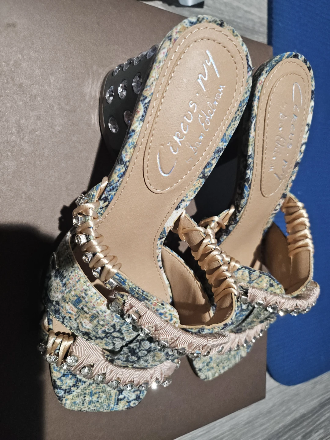 Circus NY by Sam Edelman Embellished Heeled Mules - photo 3