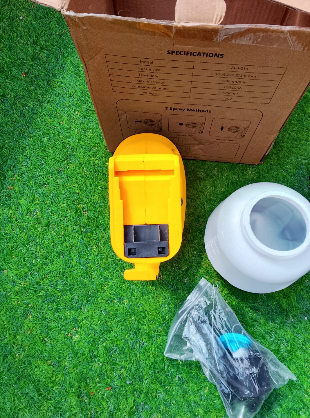 20V Cordless HVLP Paint Sprayer KLB-014 - photo 4