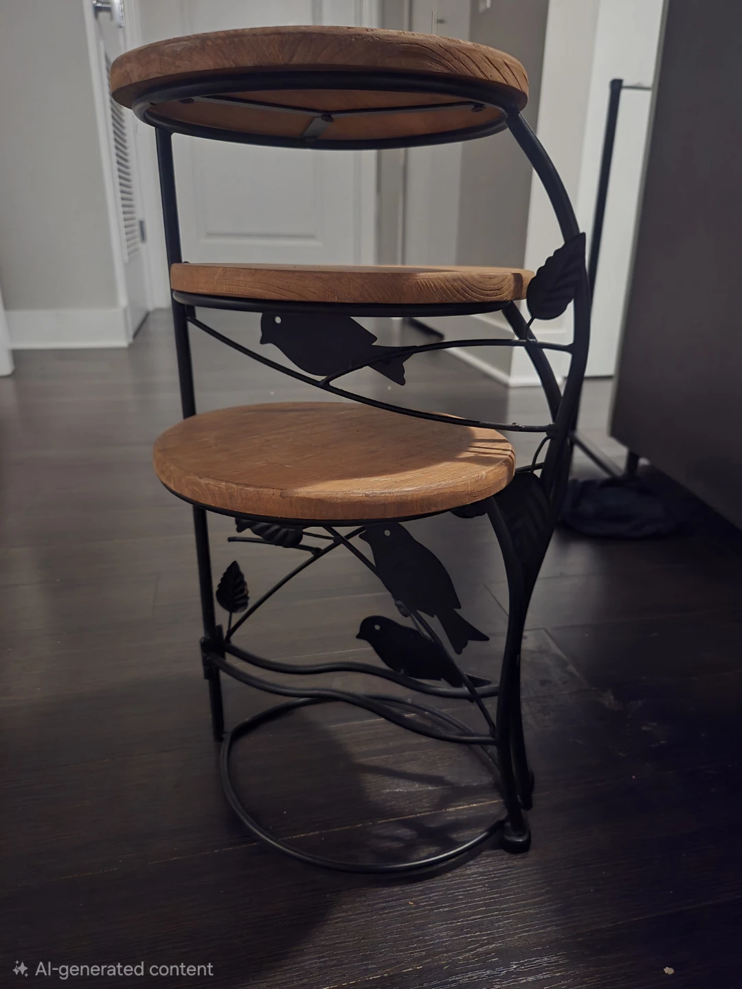 3-Tier Plant Stand with Bird Accents - photo 2