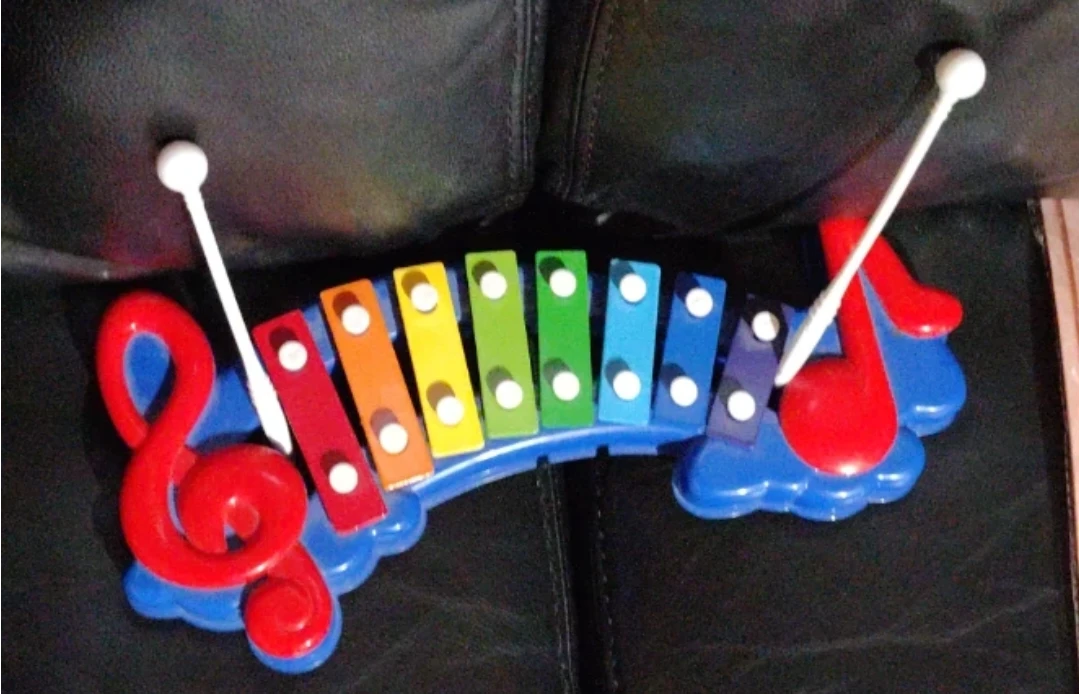 Toy xylophone with musical notes - photo 2