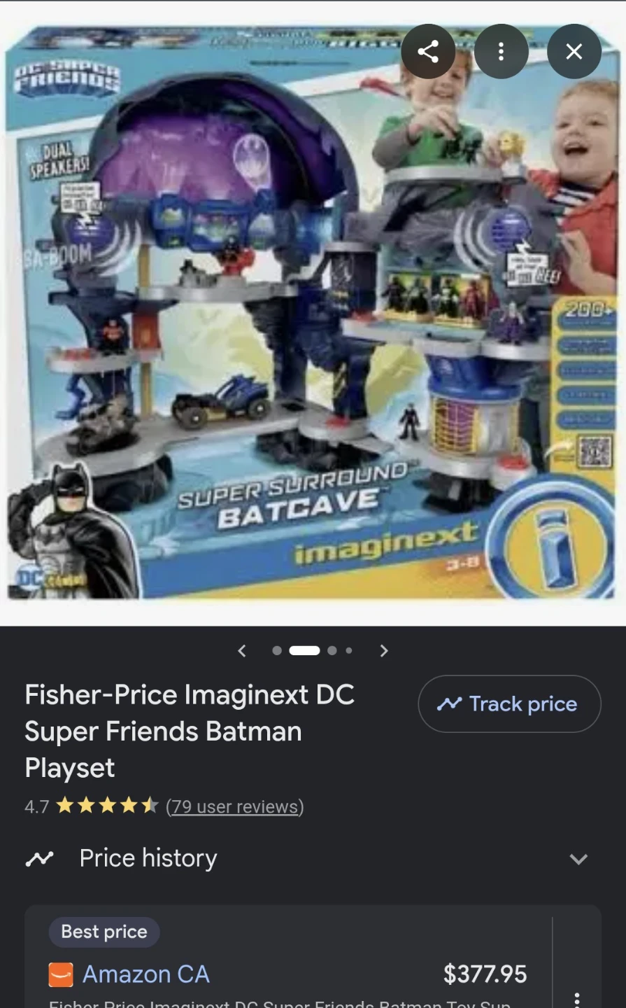 Fisher-Price Imaginext DC Super Friends Batman Batcave Playset - photo 2