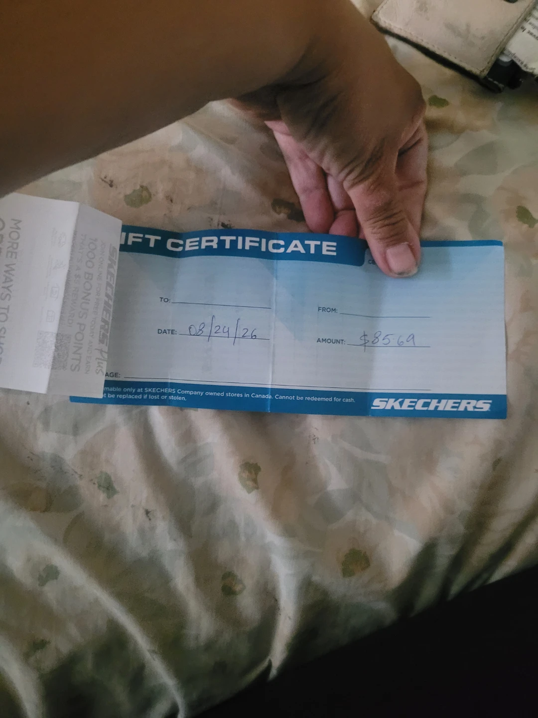 Skechers Gift Certificate - $85.69