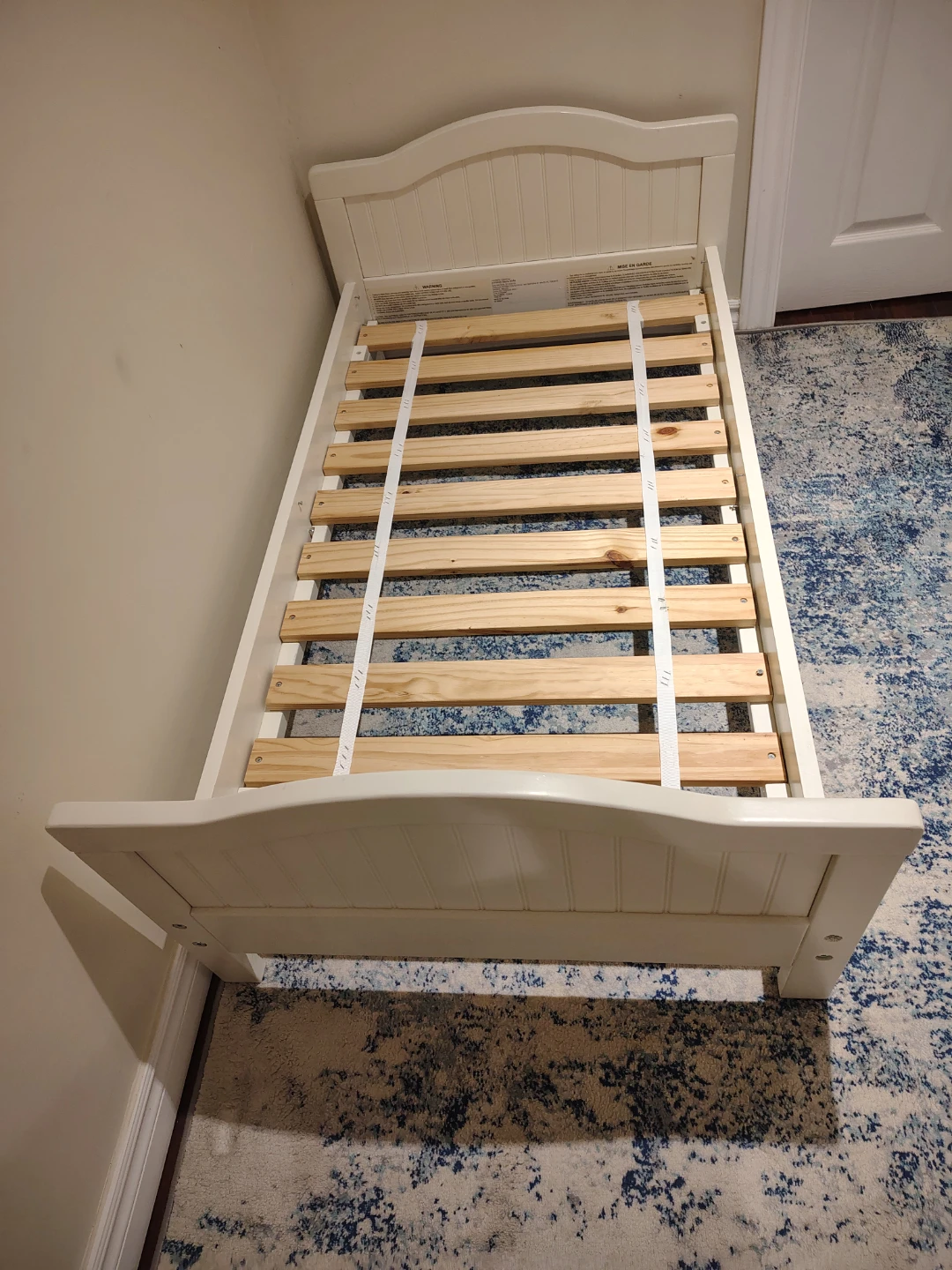 White Toddler Bed Frame