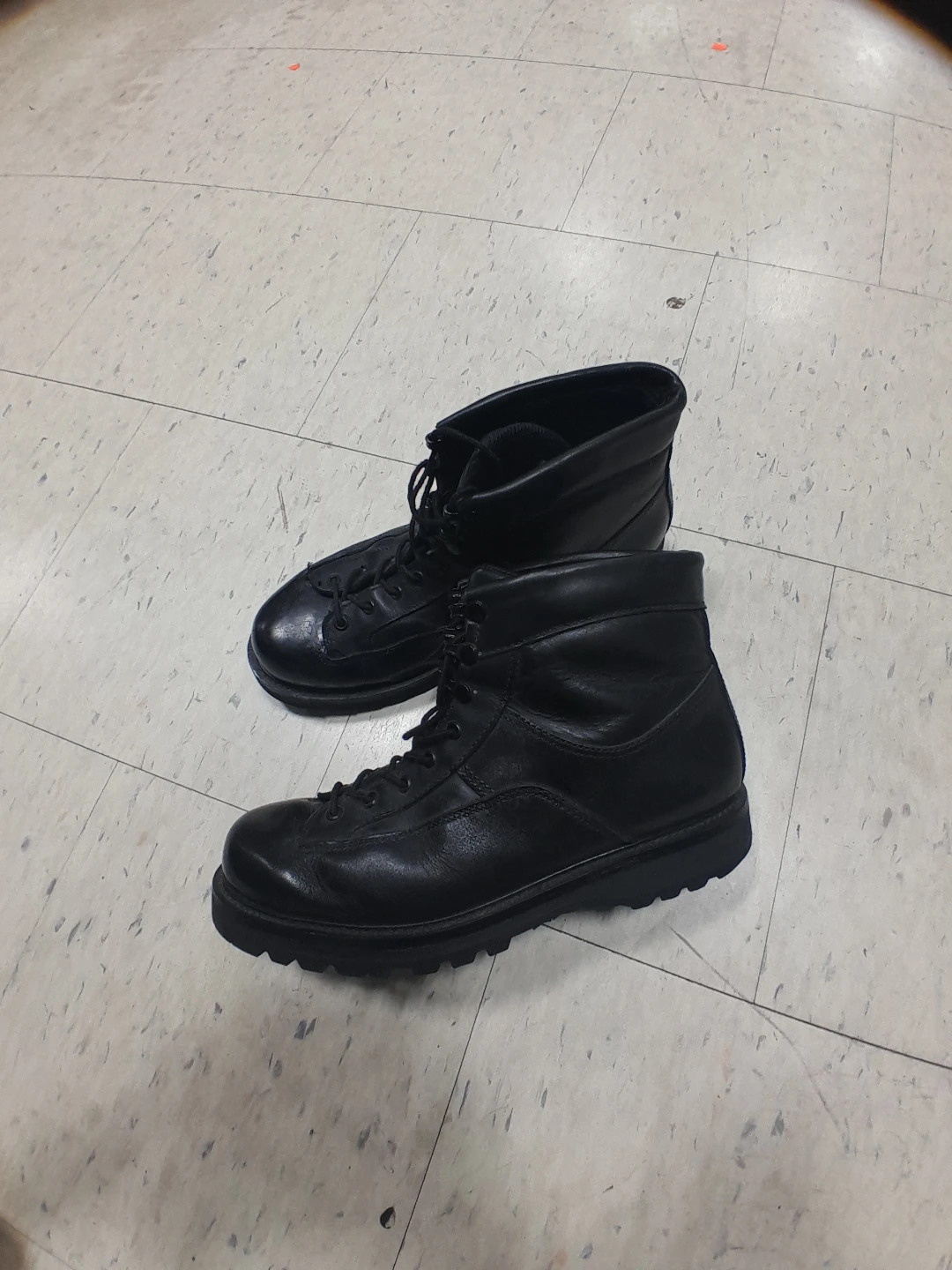 Black Original Verbatim Leather Tactical Boots Men's Size 10.5 - photo 2