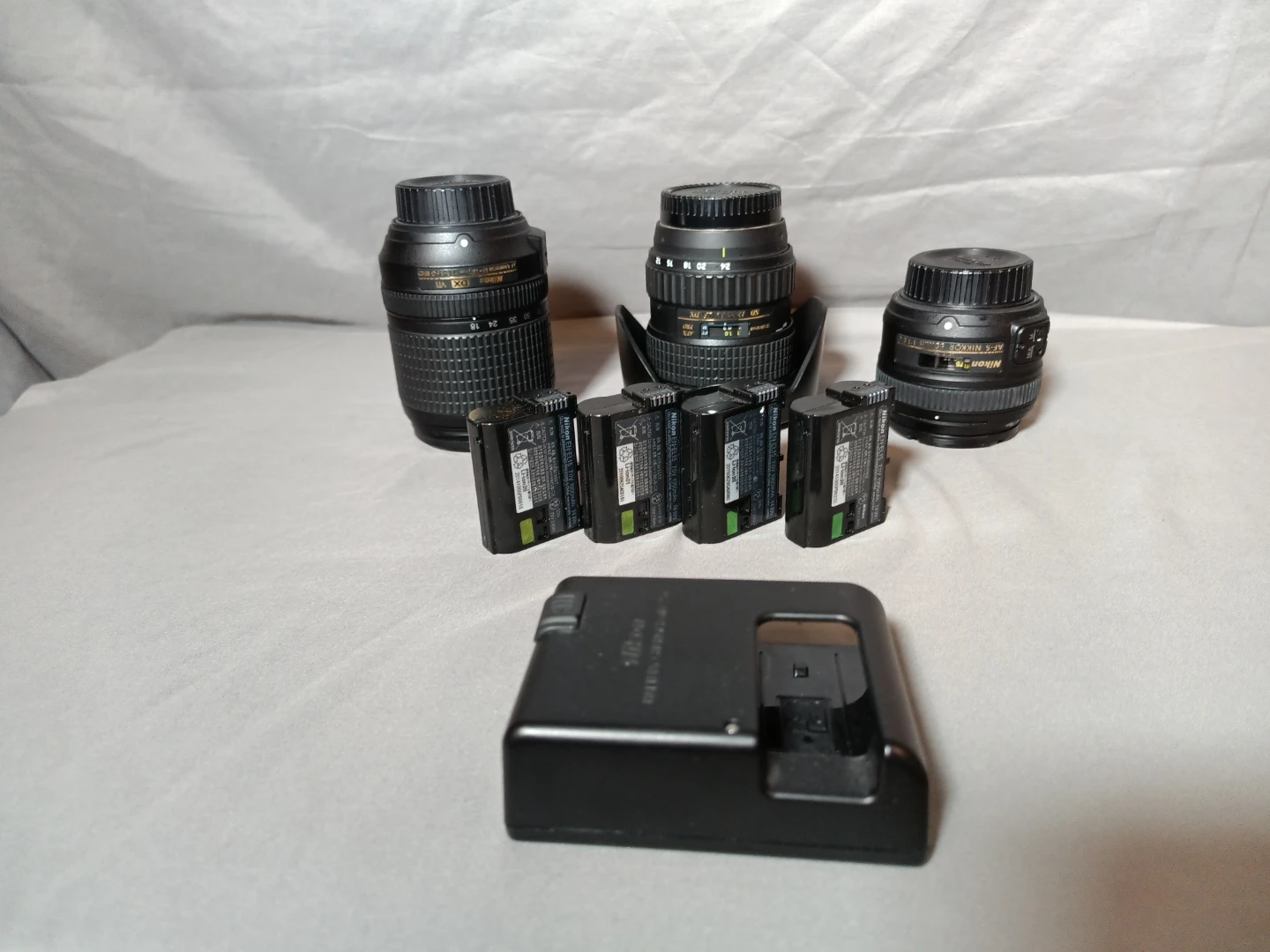 Nikon Camera Lenses and Batteries