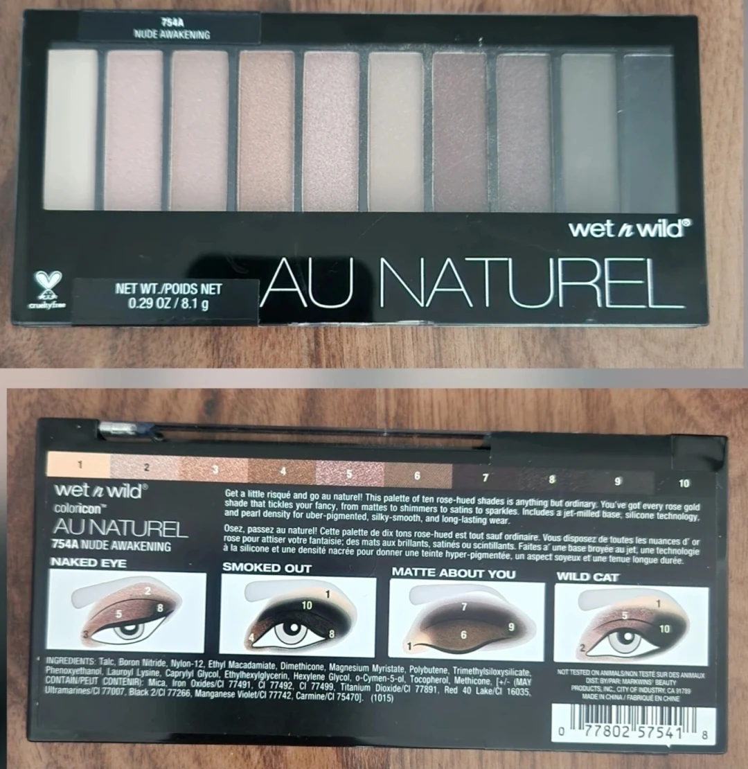 Wet n Wild Au Naturel Eyeshadow Palette