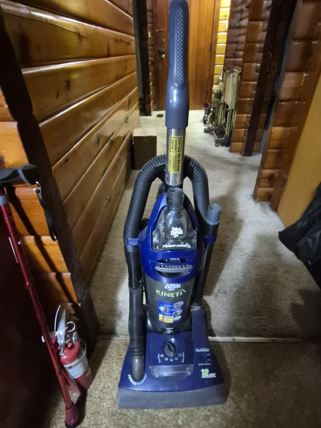 Dirt Devil Kinetix Blue Upright Vacuum