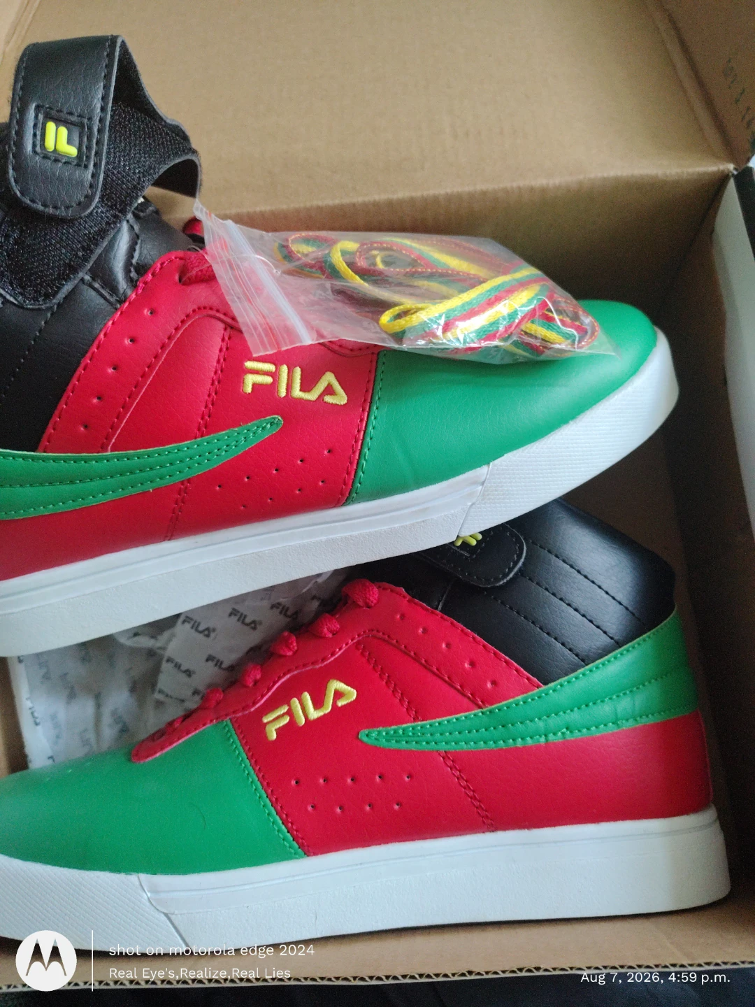 "FILA" HIGH TOP RUNNING SHOES