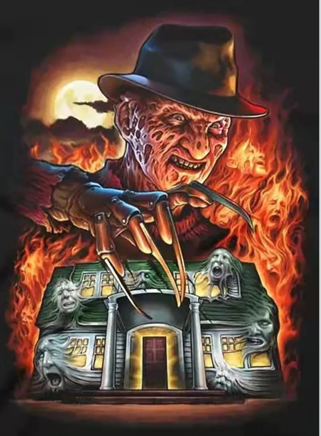 Freddy Kruger Diamond Painting Kit 30x40