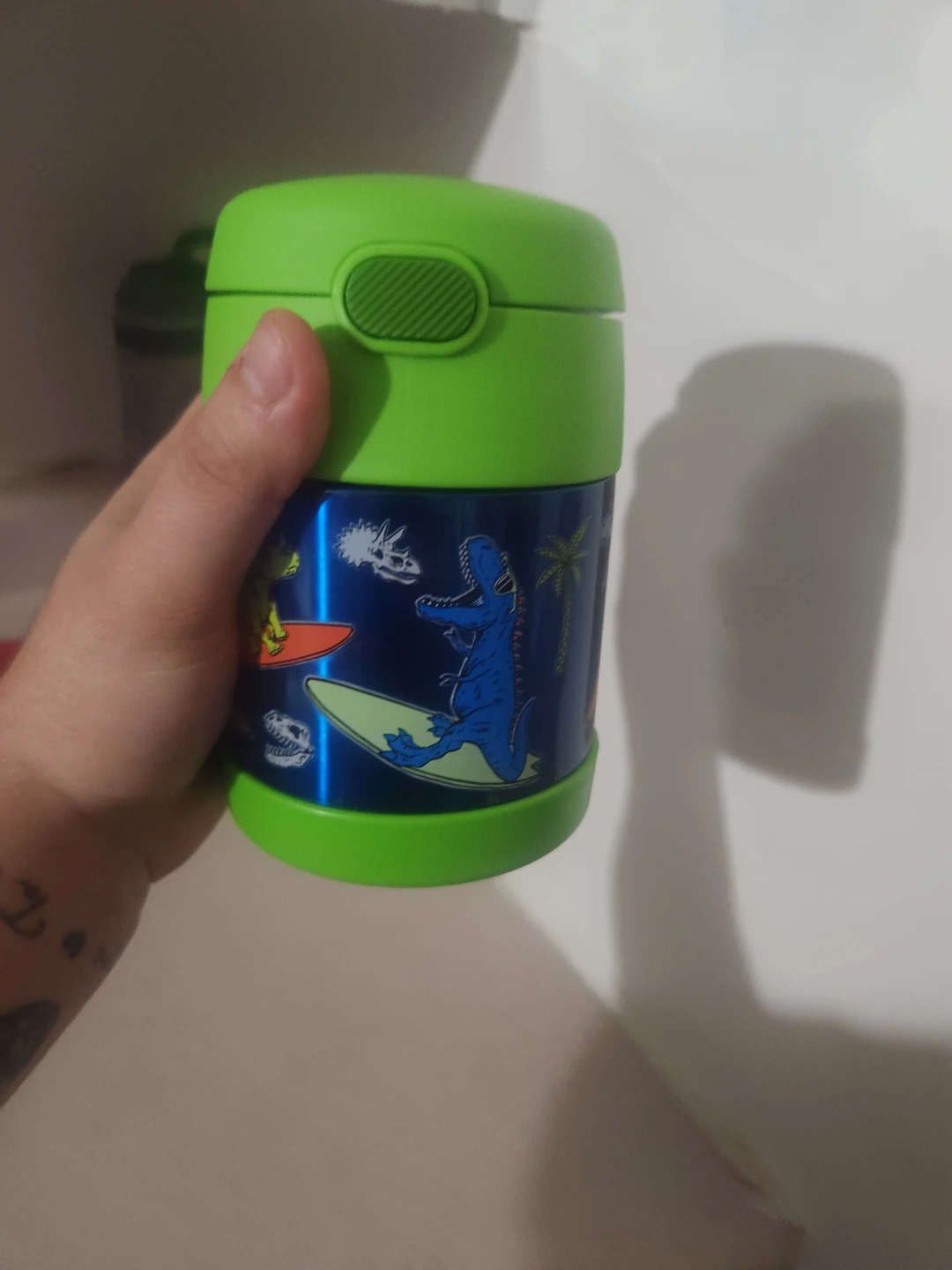Kids thermos with spoon