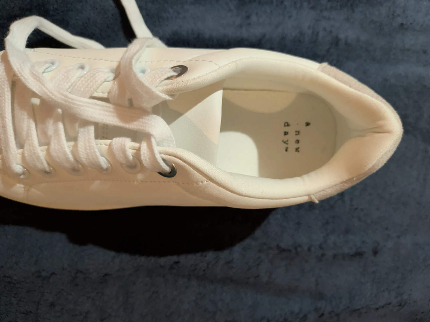 A New Day White Sneakers size 7.5 women's - photo 5