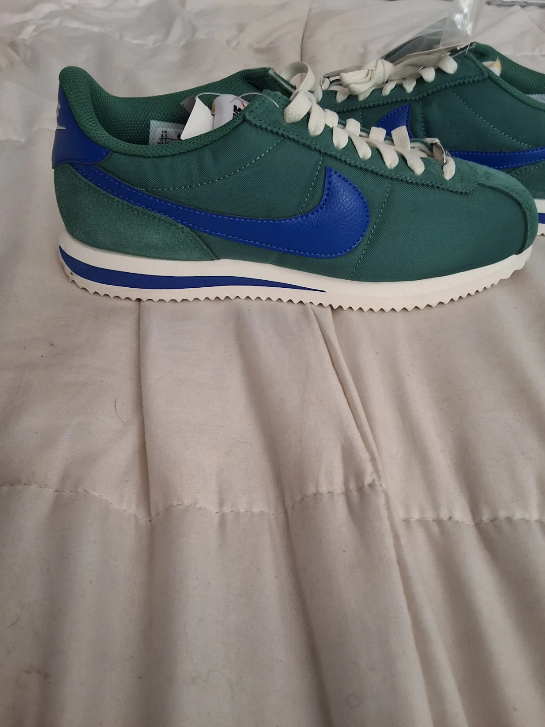 Nike Cortez Green & Blue Sneakers