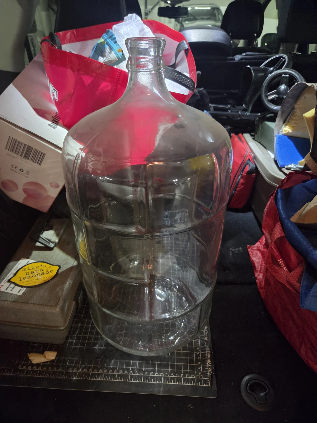 Large Glass Carboy Bottle
