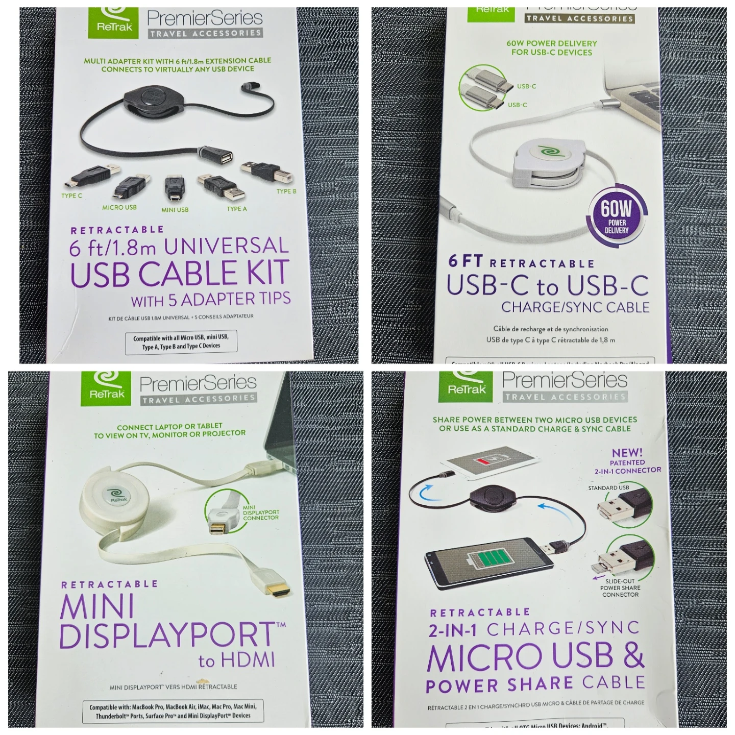 Retractable Cable Bundle