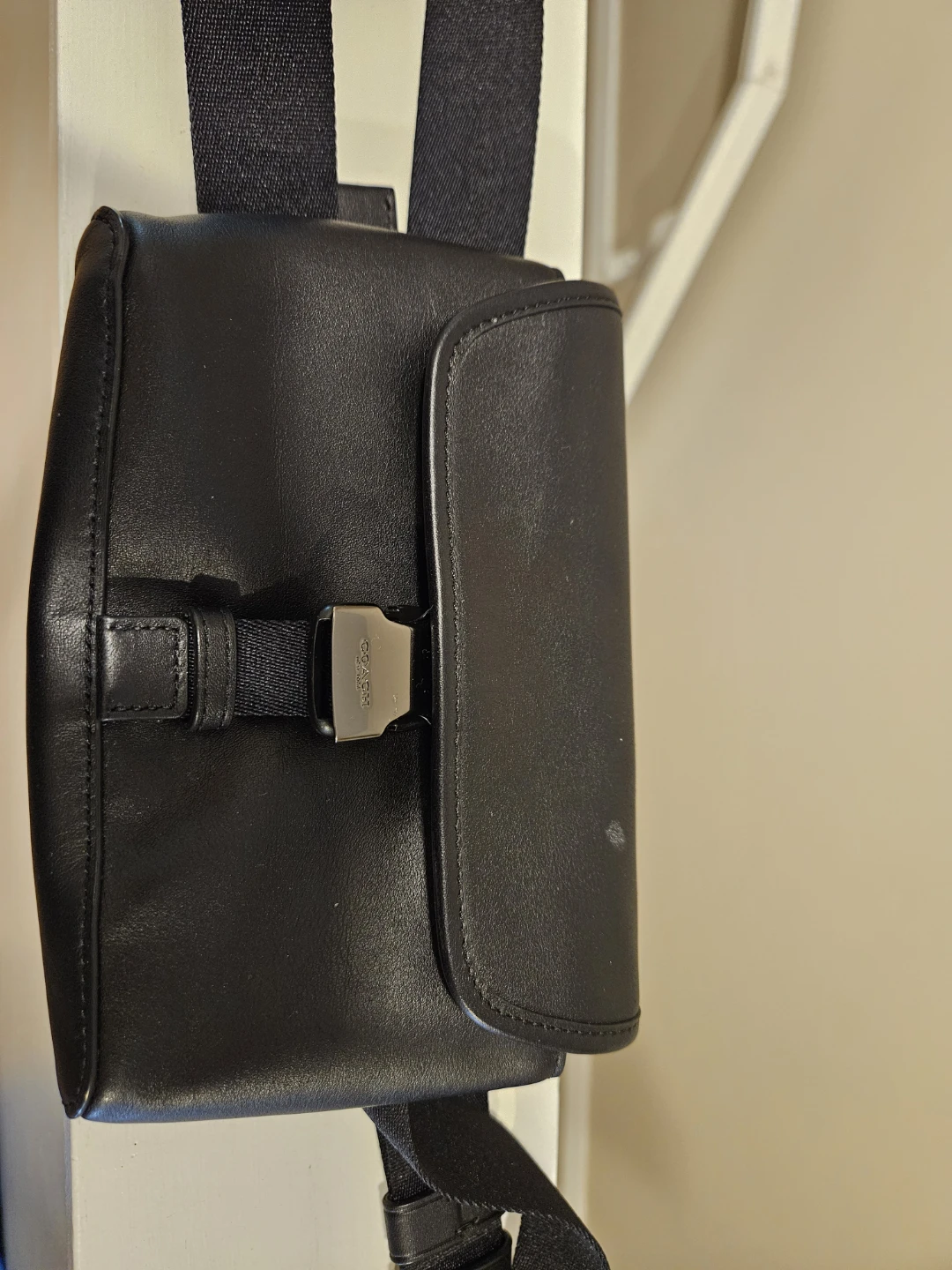 Coach Black Leather Bag
