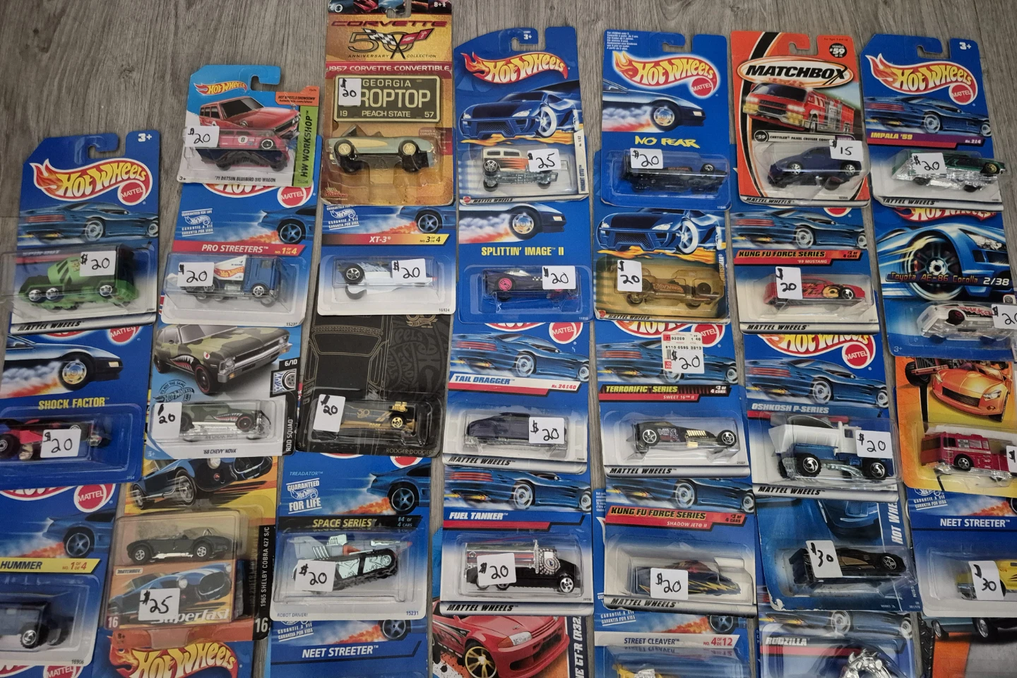 Retro Collection of Hot Wheels and Matchbox Toy Cars