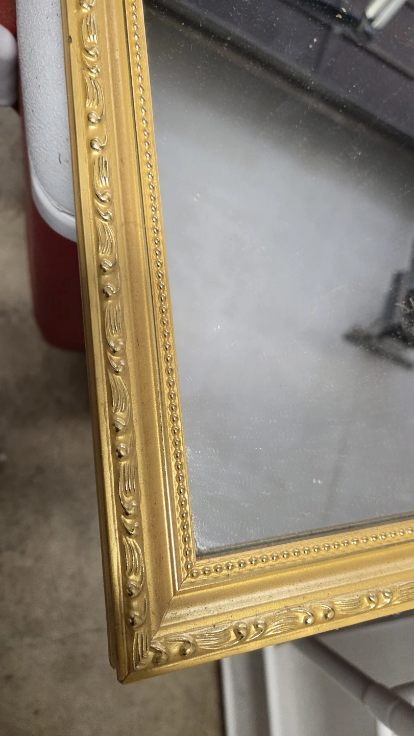 Ornate Gold Framed Wall Mirror - photo 2