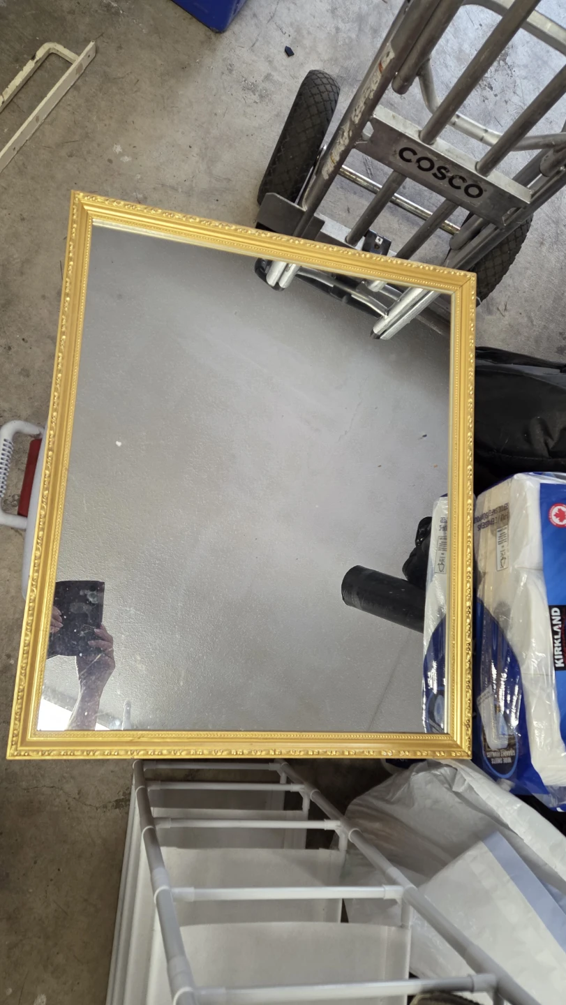 Ornate Gold Framed Wall Mirror - photo 3