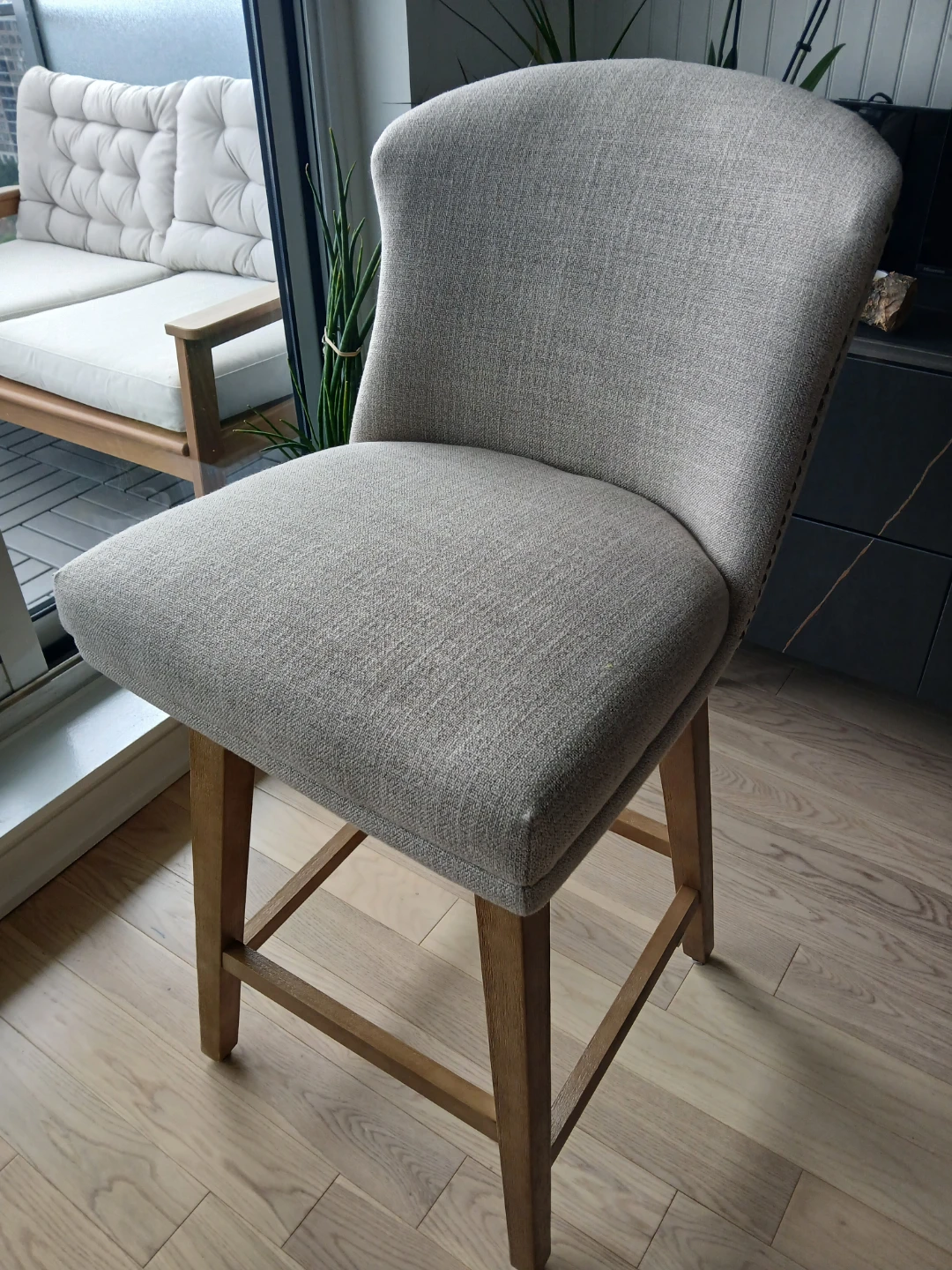 Bar Stool - Upholstered Swivel Seat - photo 4