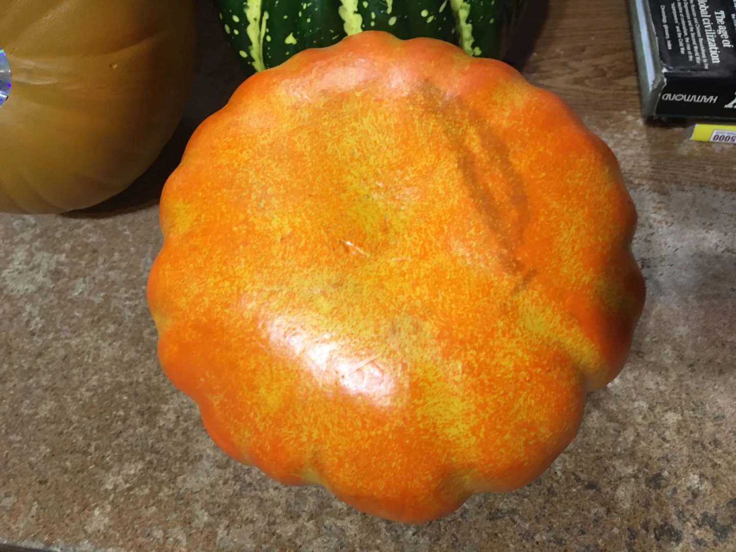 Lot of 3 Craft Pumpkins Halloween Thanksgiving Decor - photo 5