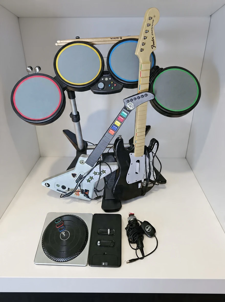 Xbox 360 Rock Band Video Game Bundle