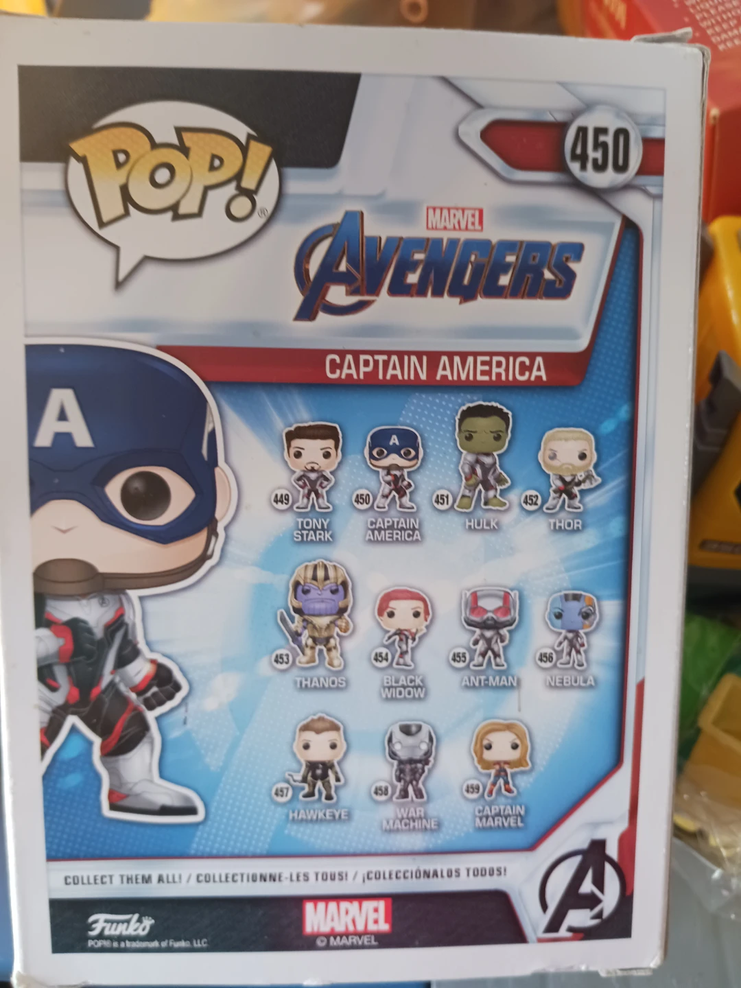 Funko Pop! Marvel Avengers Captain America #450 Vinyl Figure - photo 2
