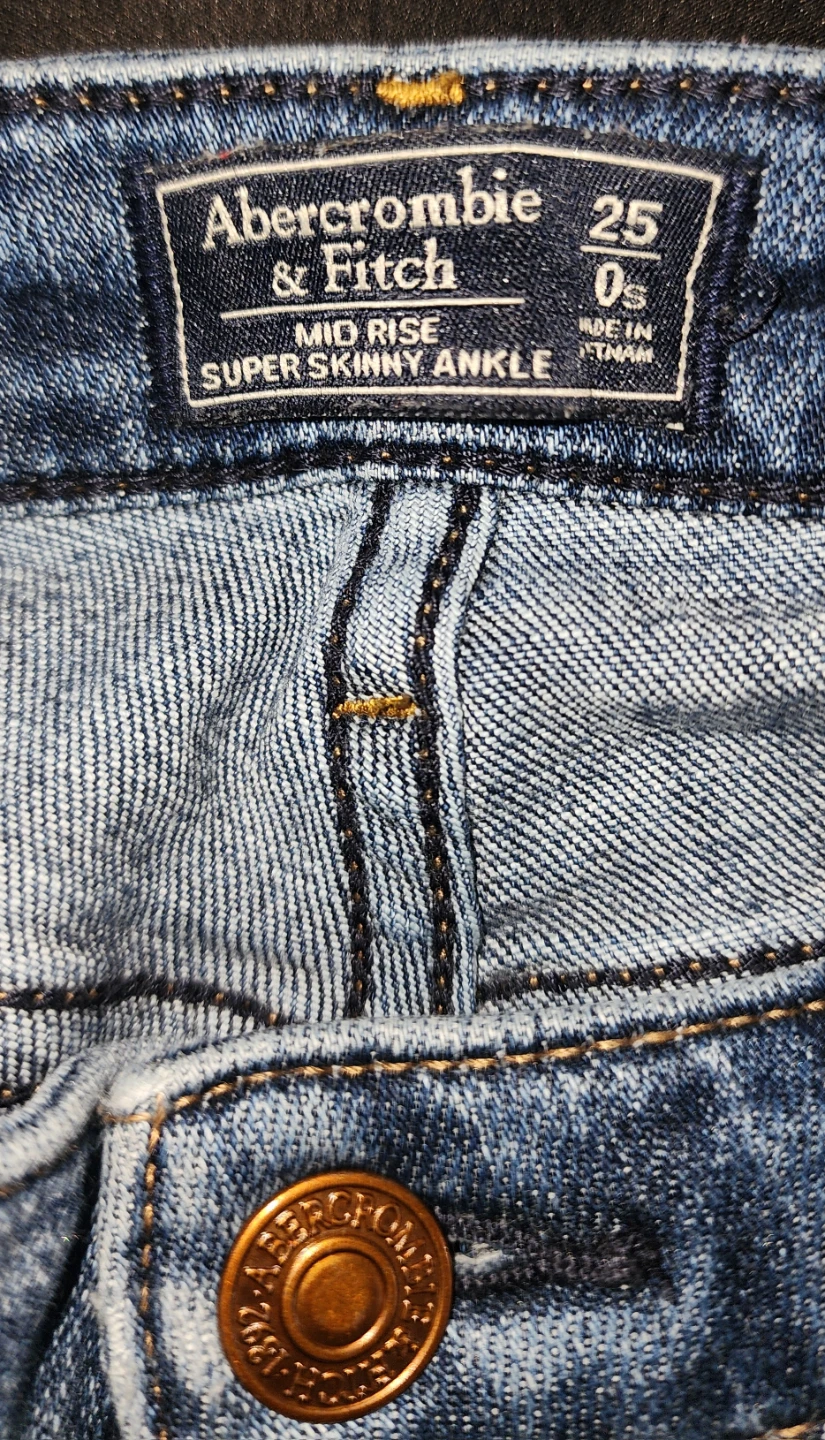 2 Abercrombie & Fitch Mid Rise Super Skinny Ankle Jeans - photo 4