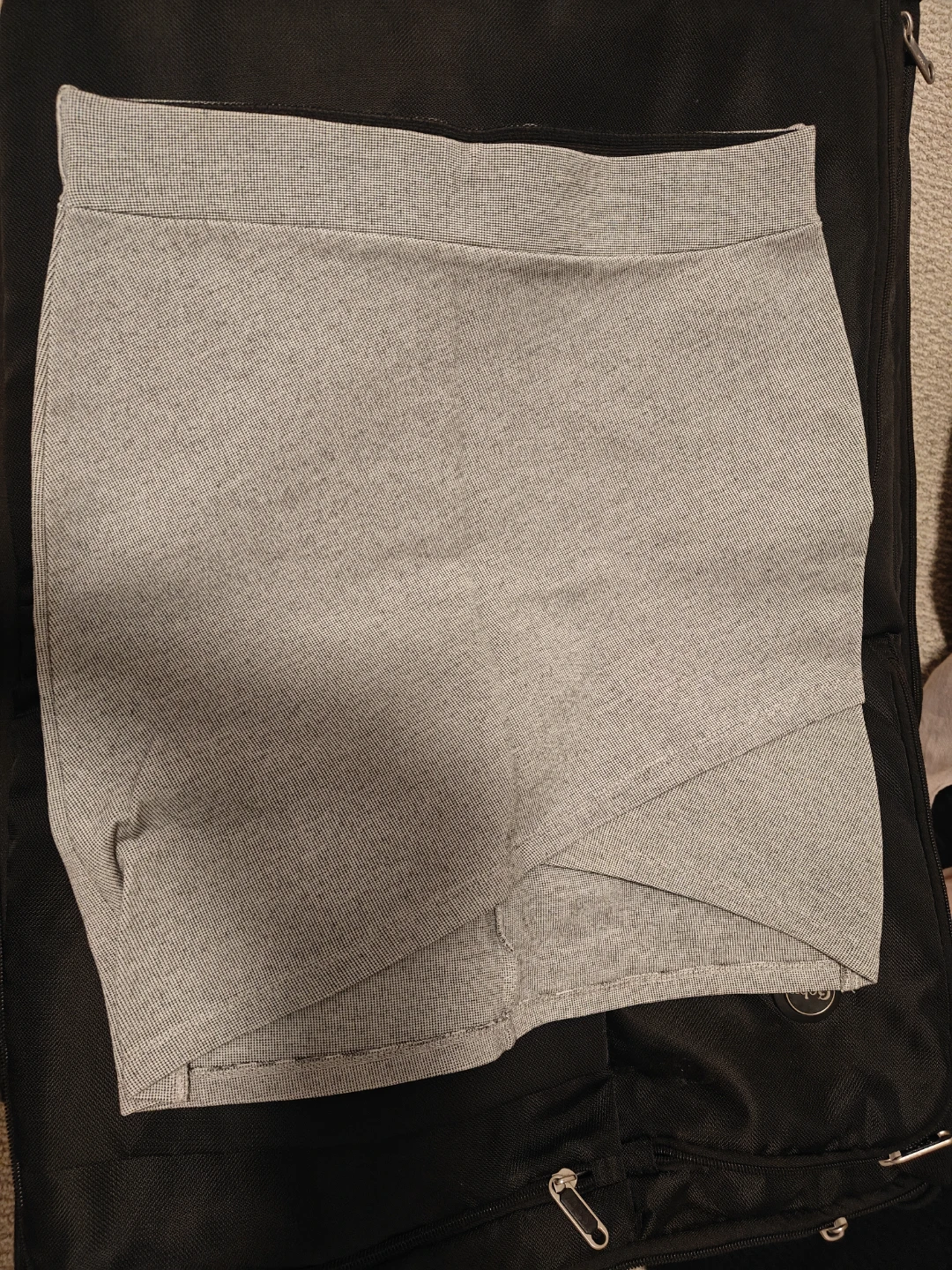 Stradivarius Grey Wrap Skirt