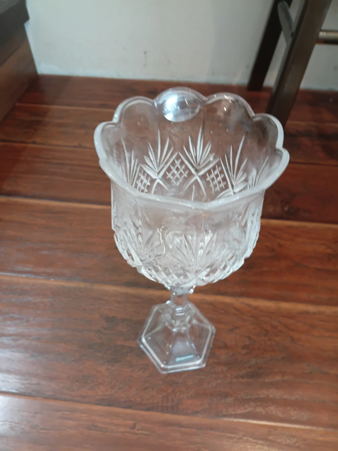 Shannon Crystal Footed Bowl